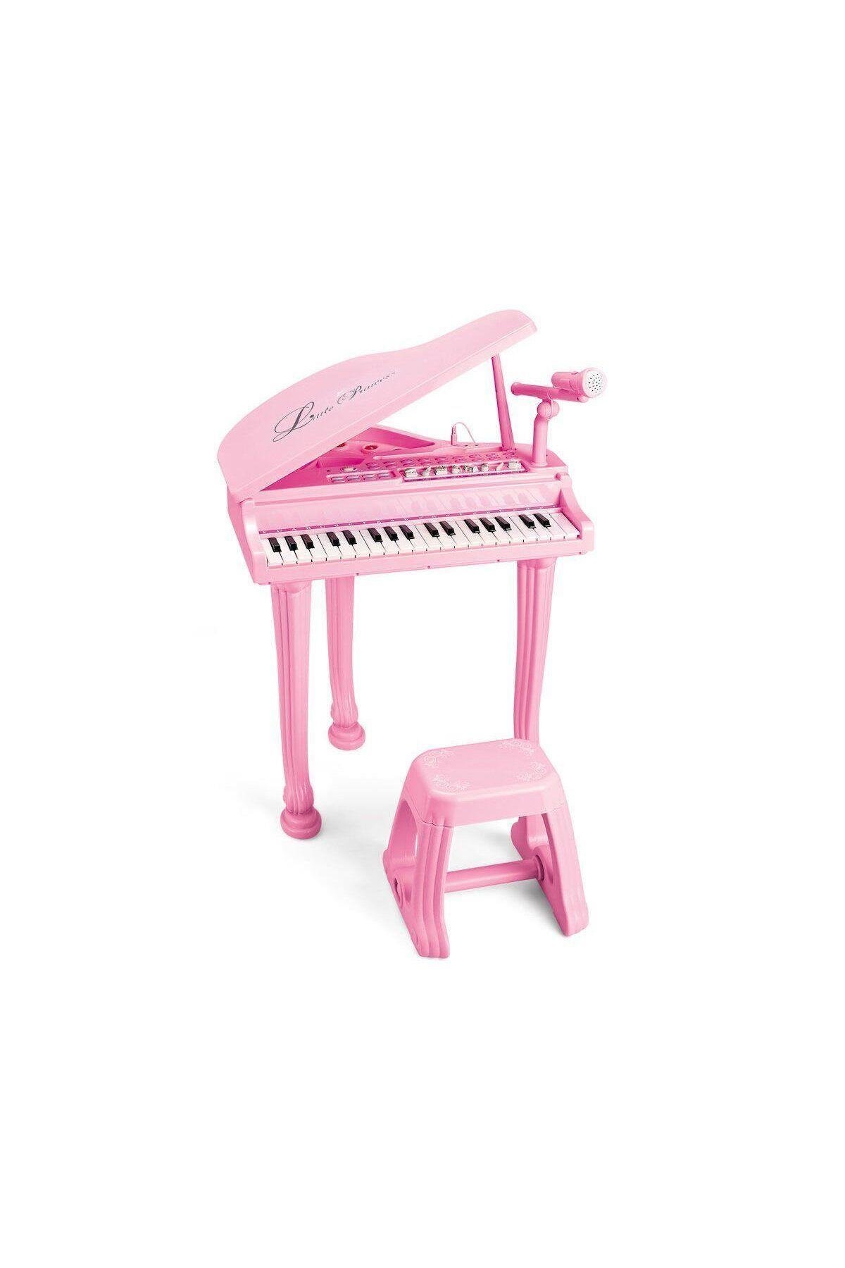 BAO-1403(0213)PINK 37 Tuşlu Büyük Pembe Piano Mp3 ve Mikrofonlu -Vardem-Müzik Aletleri