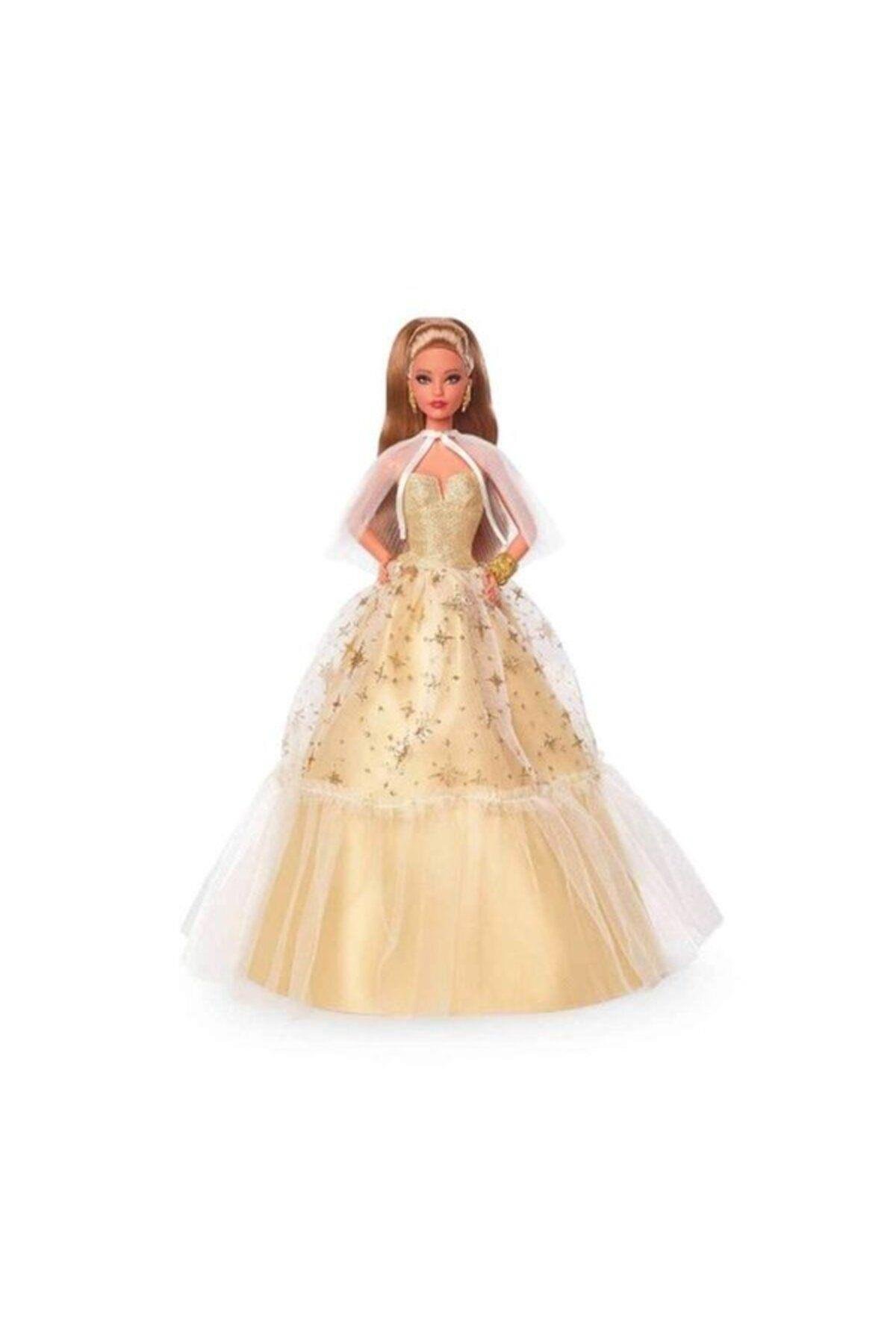 Barbie 2023 Mutlu Yıl.B.-Kumral HJX06-Oyuncak Bebekler