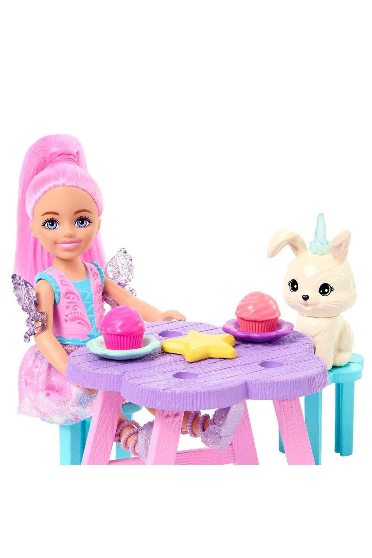 Barbie A Touch Of Magic Chelsea ve Pegasus Oyun Seti HNT67-Oyuncak Bebekler