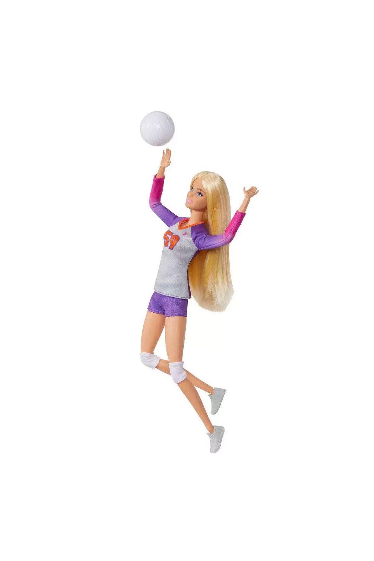 Barbie Articulated Sports Doll Volleyball HKT71-HKT72-Oyuncak Bebekler