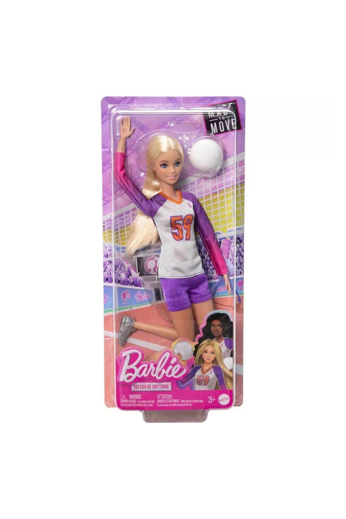 Barbie Articulated Sports Doll Volleyball HKT71-HKT72-Oyuncak Bebekler