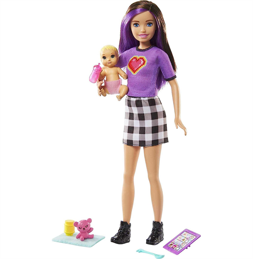 Barbie Bebek Bakıcısı Skipper Bebek Serisi GRP11-Oyuncak Bebekler