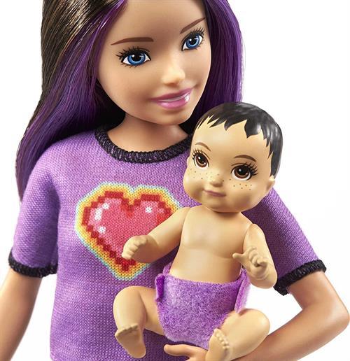 Barbie Bebek Bakıcısı Skipper Bebek Serisi GRP11-Oyuncak Bebekler