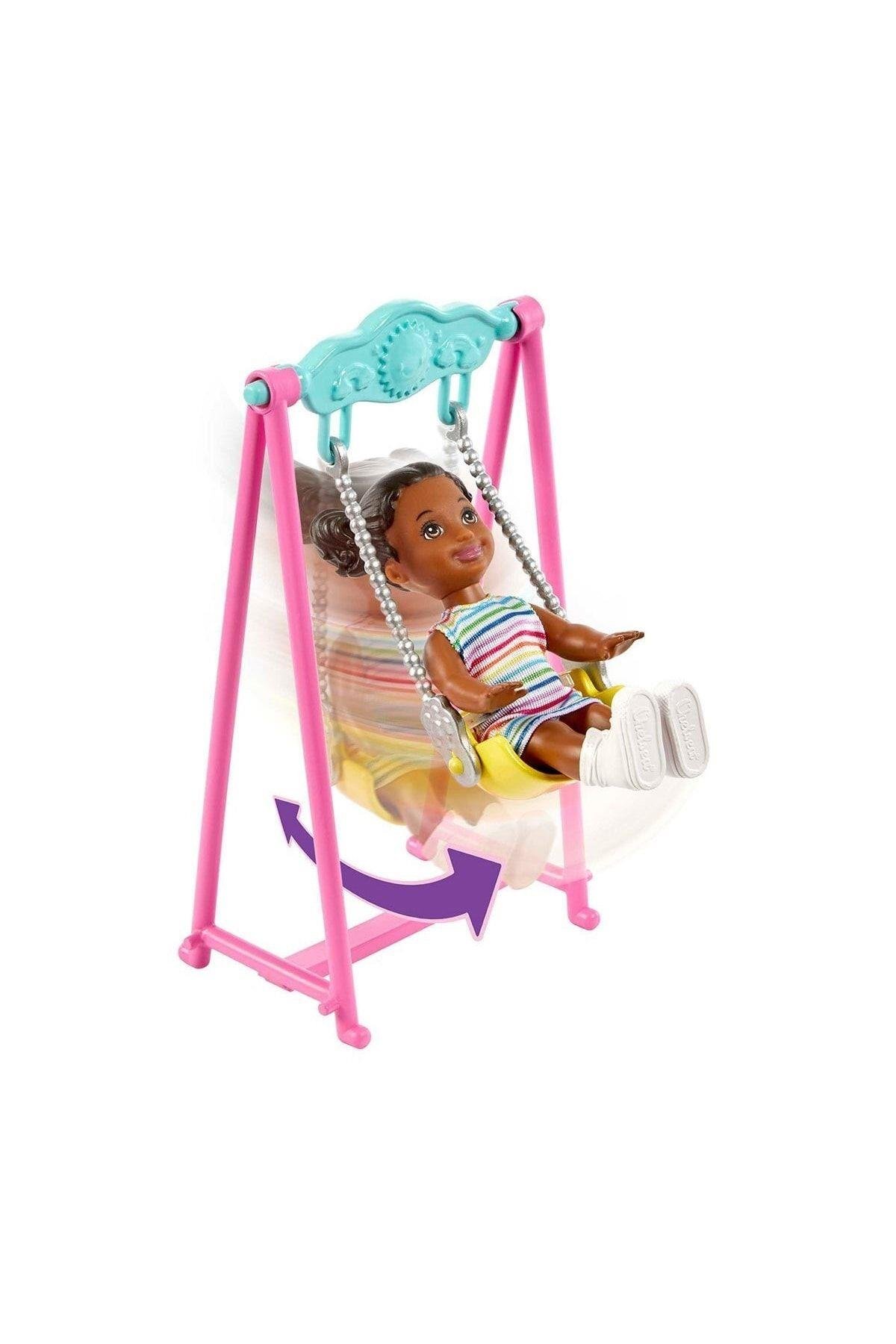 Barbie Bebek Bakıcısı Skipper Oyun Evi Seti Hhb67-Oyuncak Bebekler