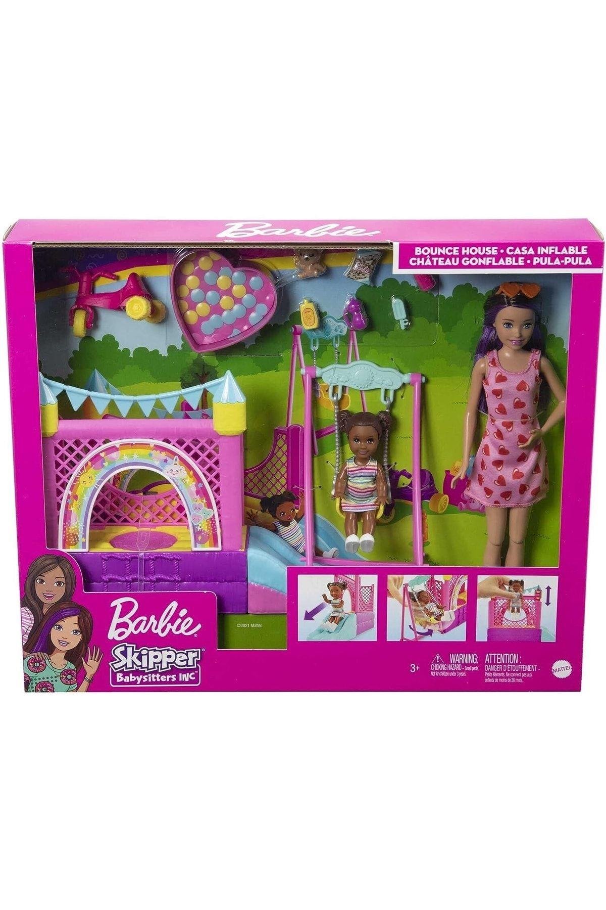 Barbie Bebek Bakıcısı Skipper Oyun Evi Seti Hhb67-Oyuncak Bebekler