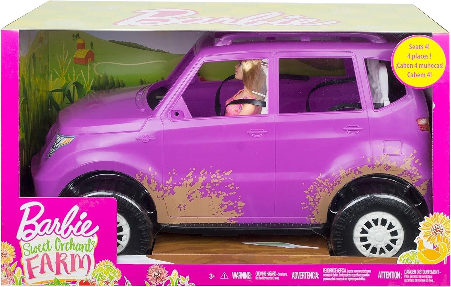 Barbie Bebek Ve SUV Aracı GHT18-Oyuncak Bebekler