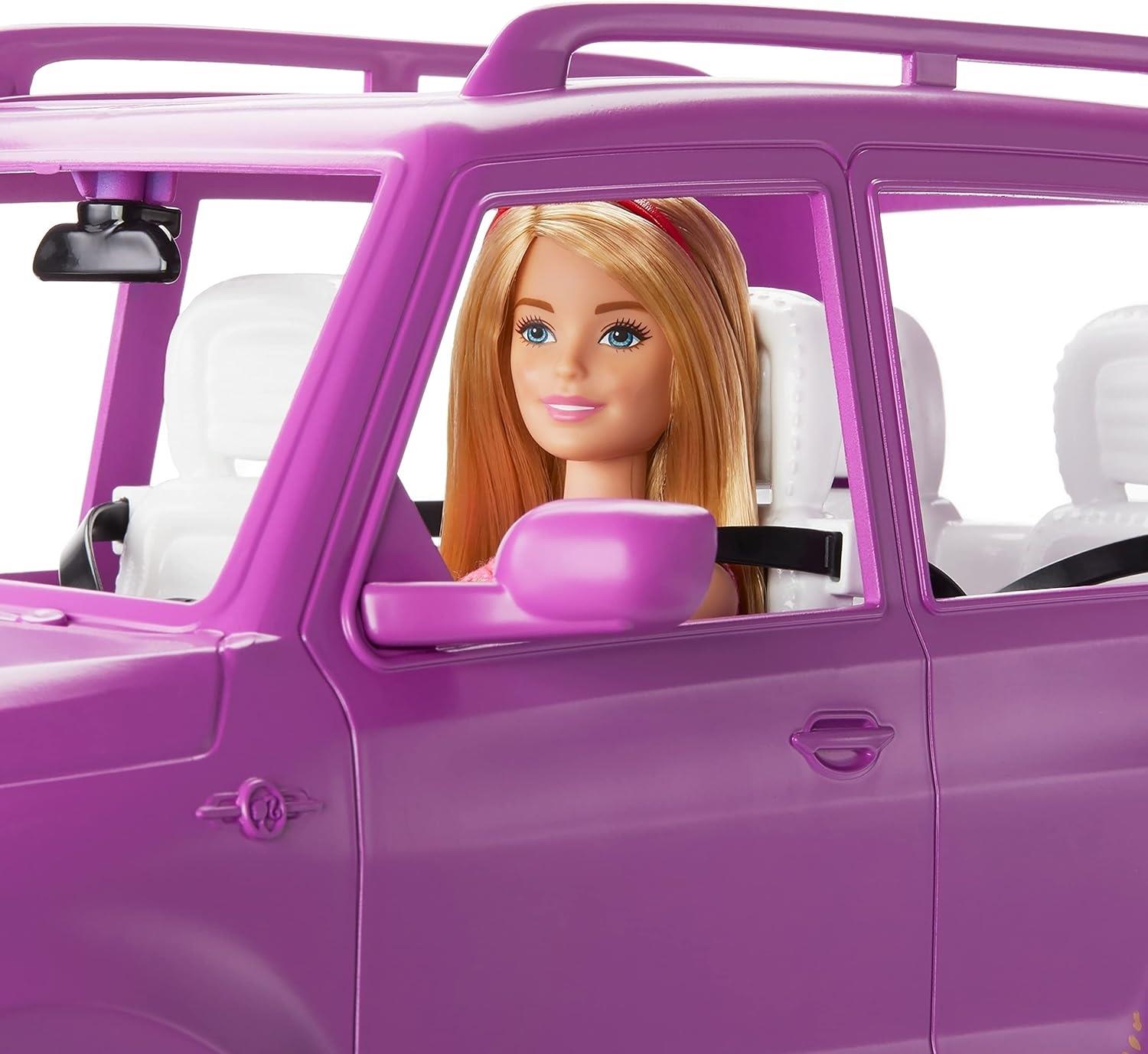 Barbie Bebek Ve SUV Aracı GHT18-Oyuncak Bebekler