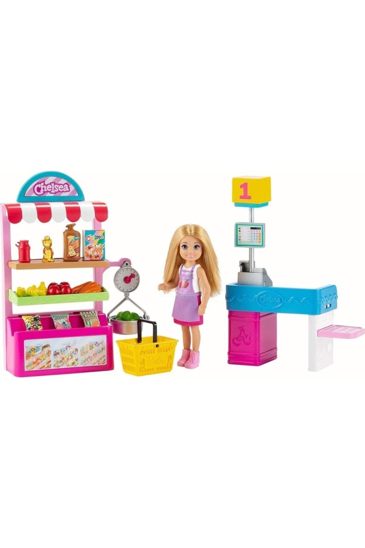 Barbie Chelsea Meslekleri Öğreniyor Market Çalışanı Chelsea Ve Oyun Seti Gtn67-Oyuncak Bebekler