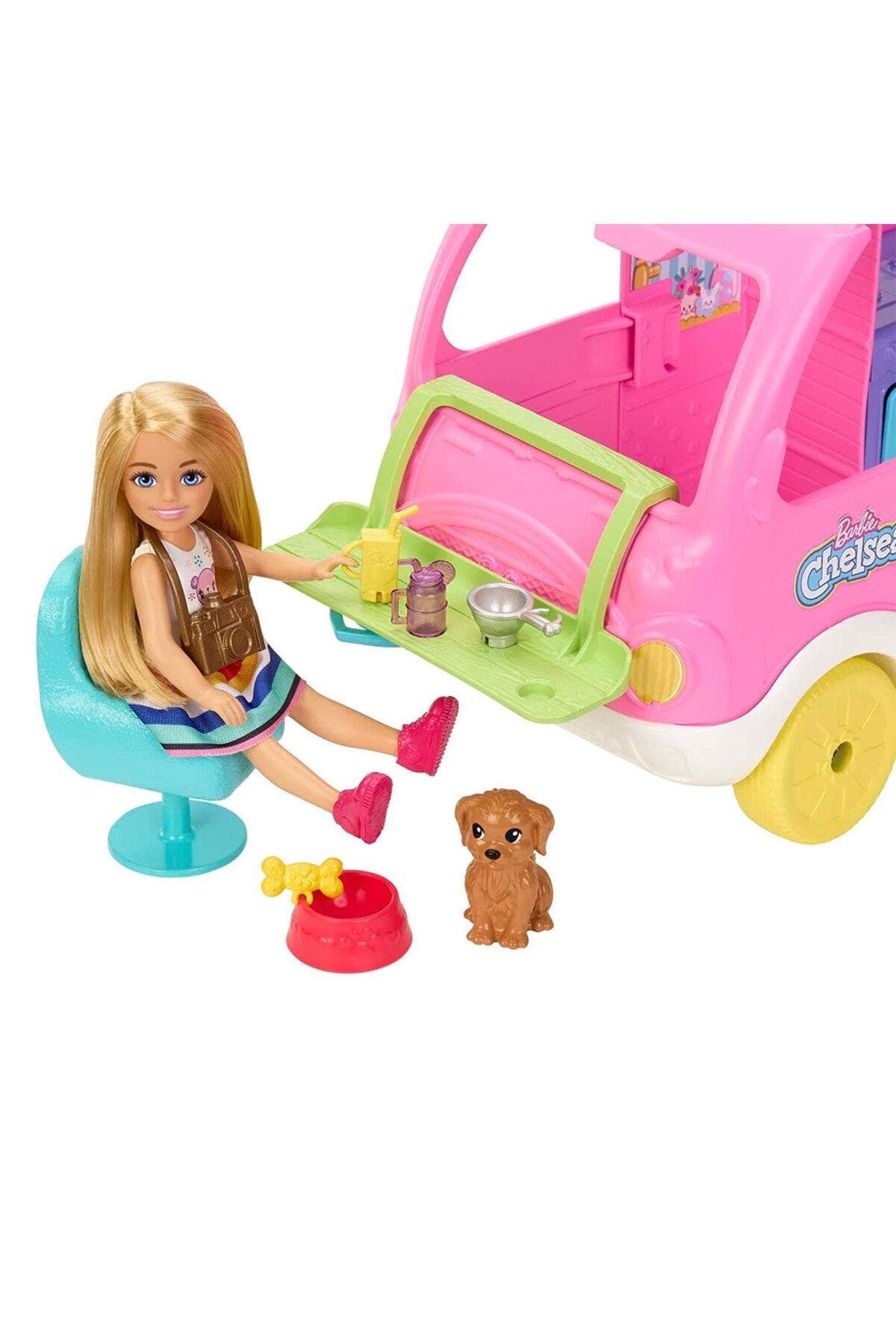 Barbie Chelseanin Yeni Karavanı HNH90-Oyuncak Bebekler