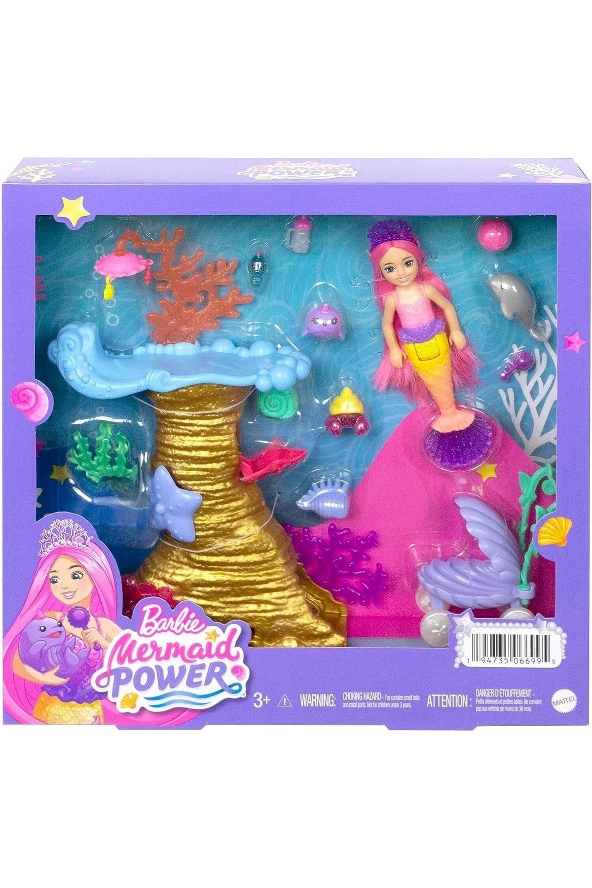 Barbie Deniz Hayvanları Oyun Seti Hhg58-Oyuncak Bebekler