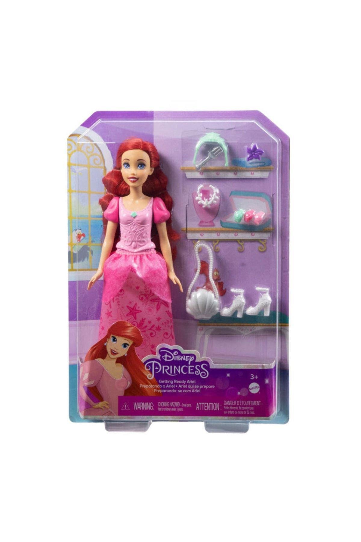 Barbie Disney Prenses Ariel Ve Aksesuarları Oyun Seti Hlx34-Oyuncak Bebekler