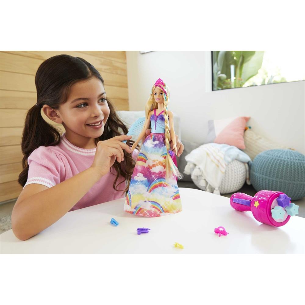 Barbie Dreamtopia Örgü Saçlı Prenses Bebeği GTG00-Oyuncak Bebekler