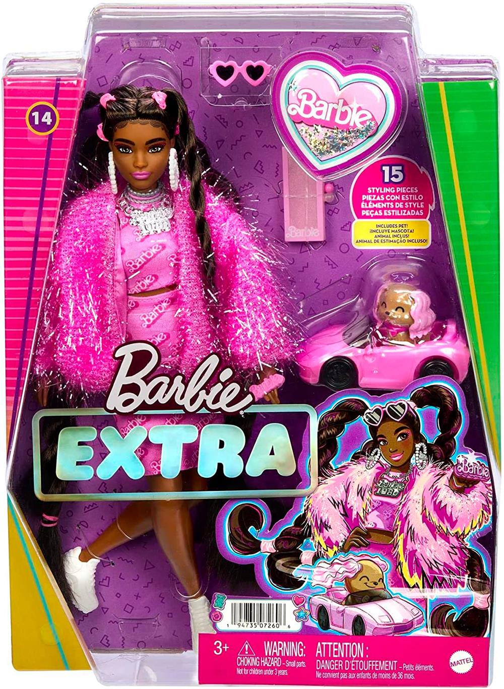 Barbie Extra Ceketli Bebek GRN27 HHN06-Oyuncak Bebekler