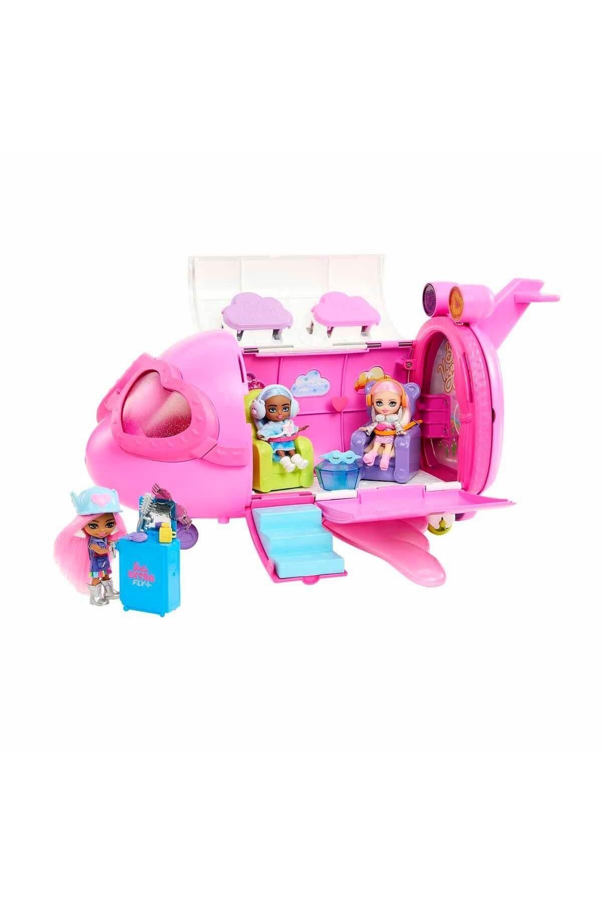 Barbie Extra Jet ve Extra Mini Minis Oyun Seti HPF72-Oyuncak Bebekler
