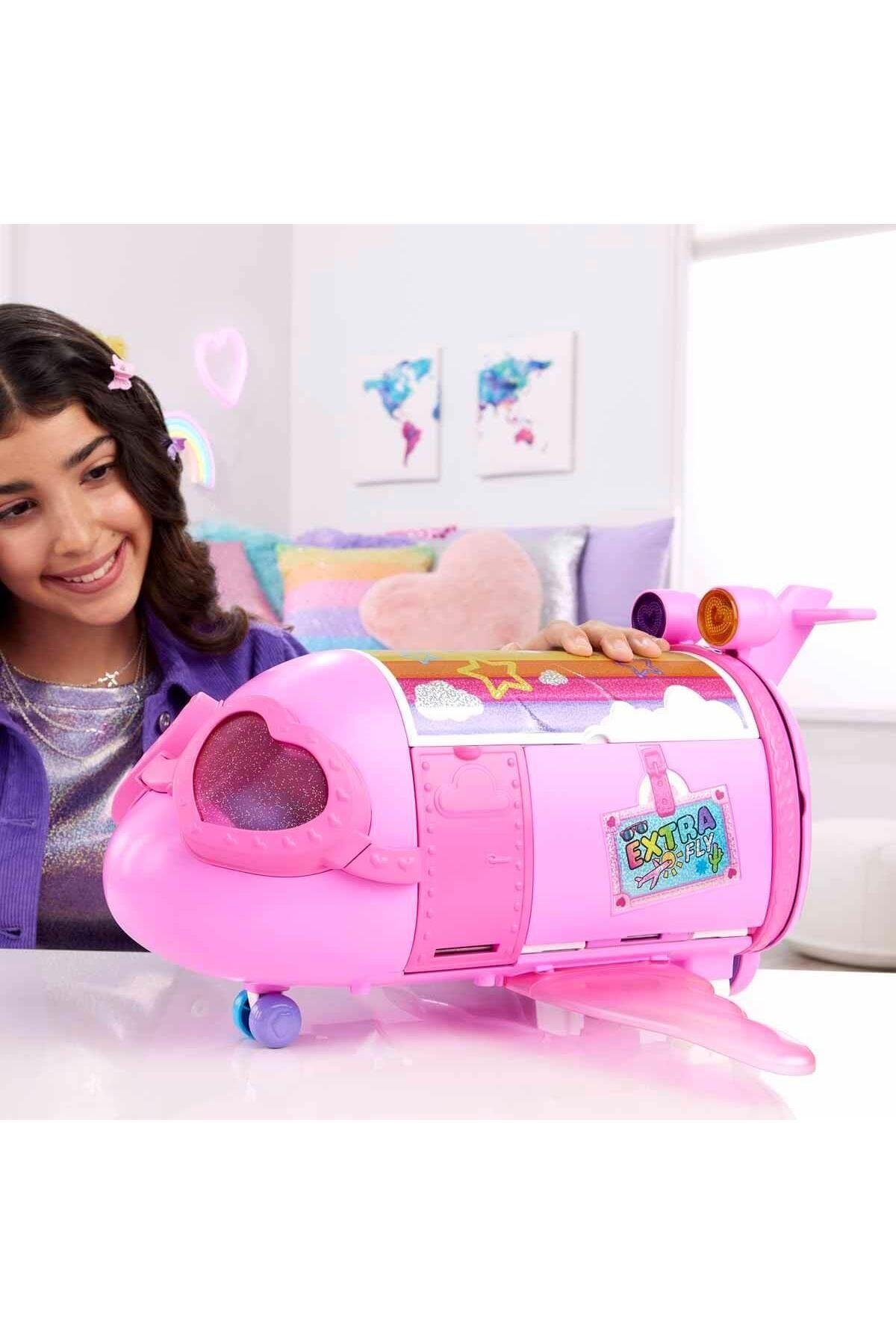 Barbie Extra Jet ve Extra Mini Minis Oyun Seti HPF72-Oyuncak Bebekler