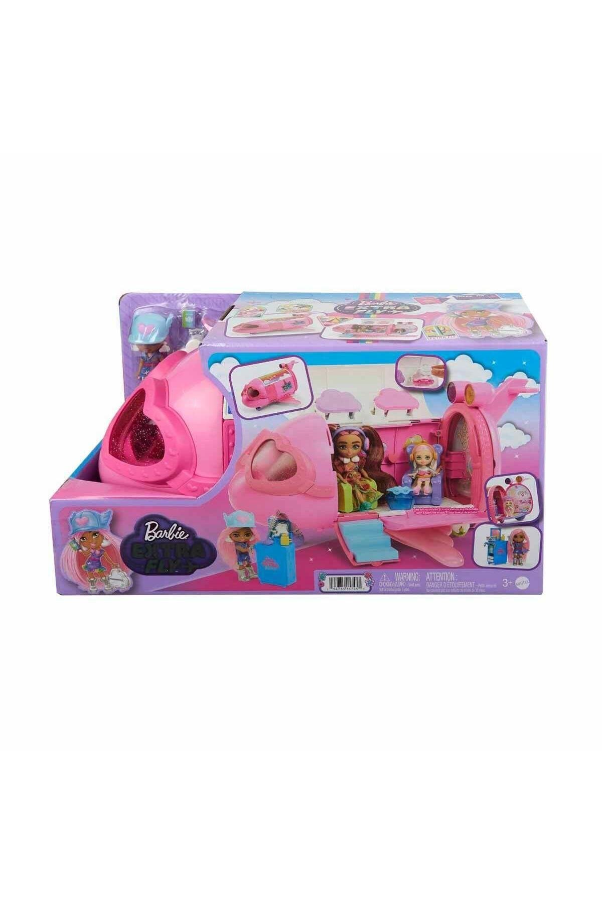 Barbie Extra Jet ve Extra Mini Minis Oyun Seti HPF72-Oyuncak Bebekler