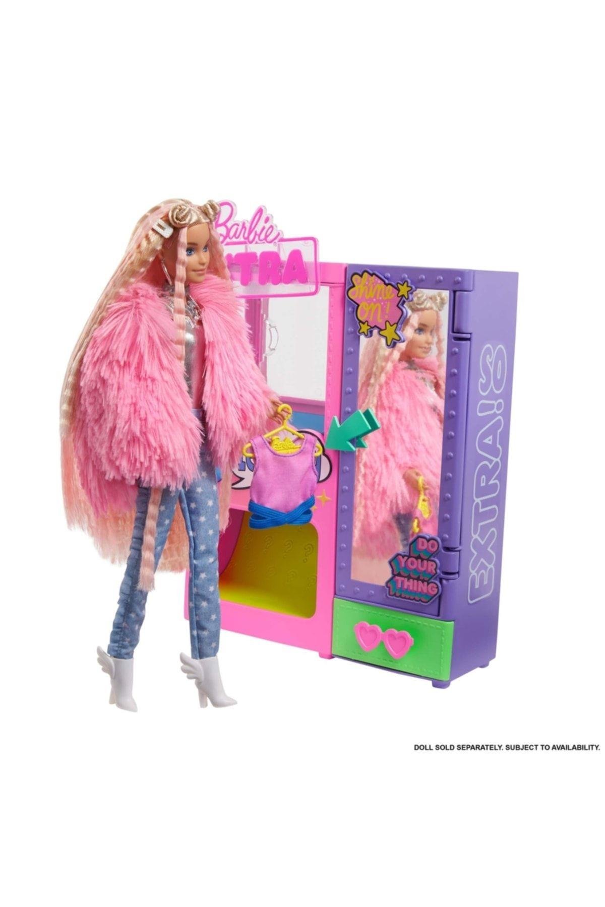 Barbie Extra Kıyafet Otomatı Oyun Seti Hfg75-Oyuncak Bebekler