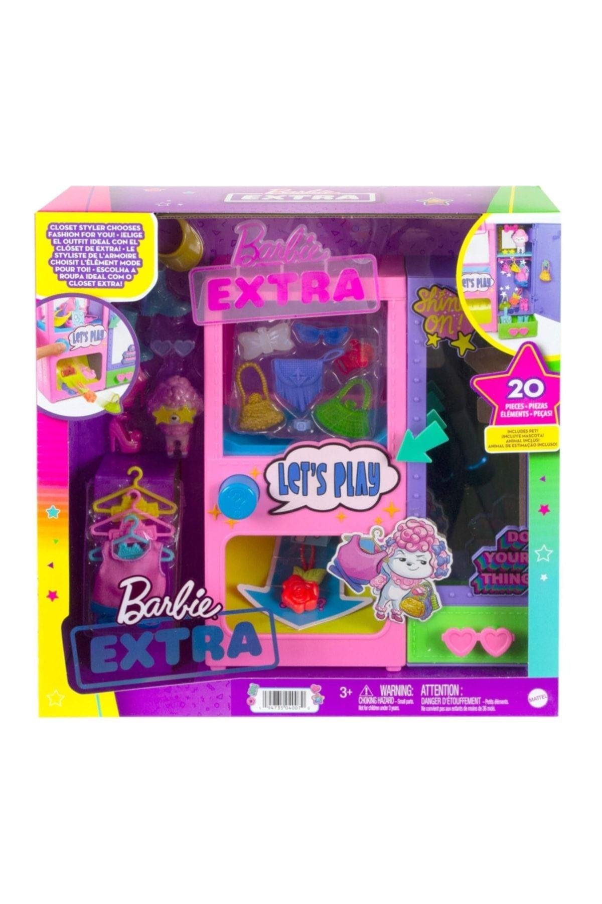 Barbie Extra Kıyafet Otomatı Oyun Seti Hfg75-Oyuncak Bebekler