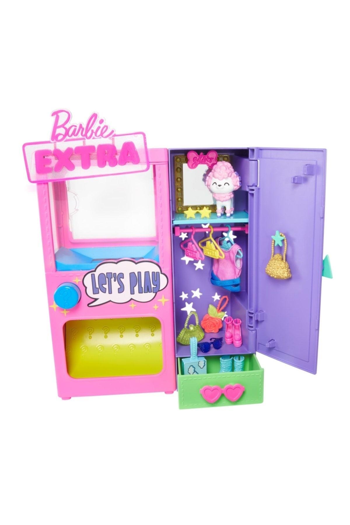 Barbie Extra Kıyafet Otomatı Oyun Seti Hfg75-Oyuncak Bebekler
