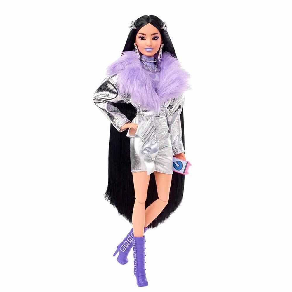 Barbie Extra Mor Botlu Bebek HHN07-Oyuncak Bebekler