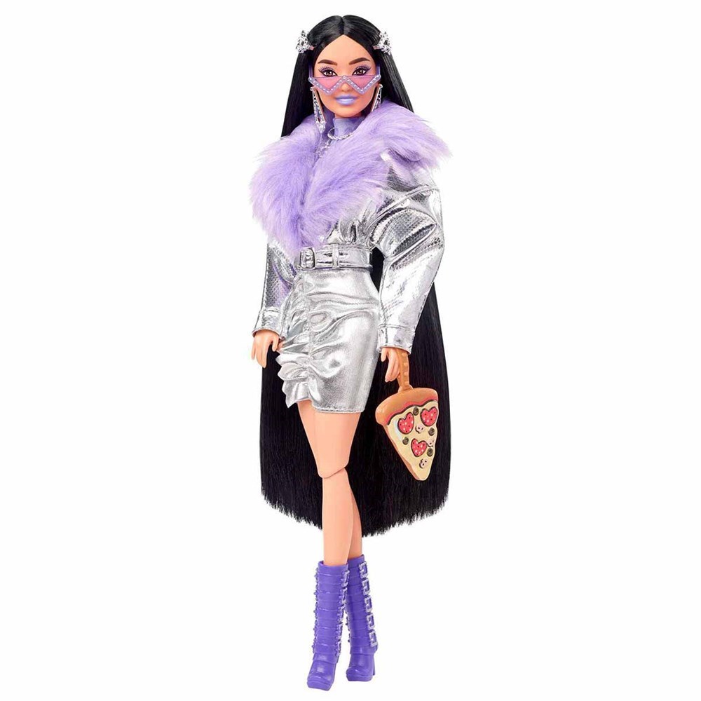 Barbie Extra Mor Botlu Bebek HHN07-Oyuncak Bebekler