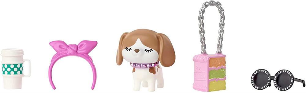 Barbie Extra Pembe Bandanalı Bebek HHN09-Oyuncak Bebekler