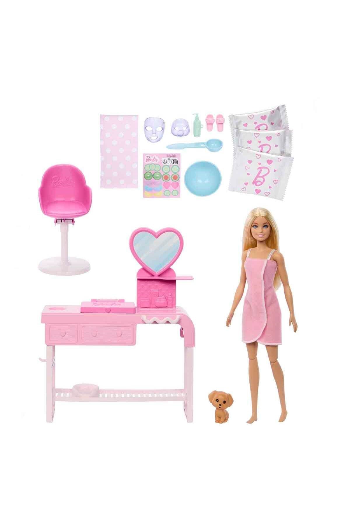 Barbie Güzellik Salonu Oyun Seti HYV31-Oyuncak Bebekler