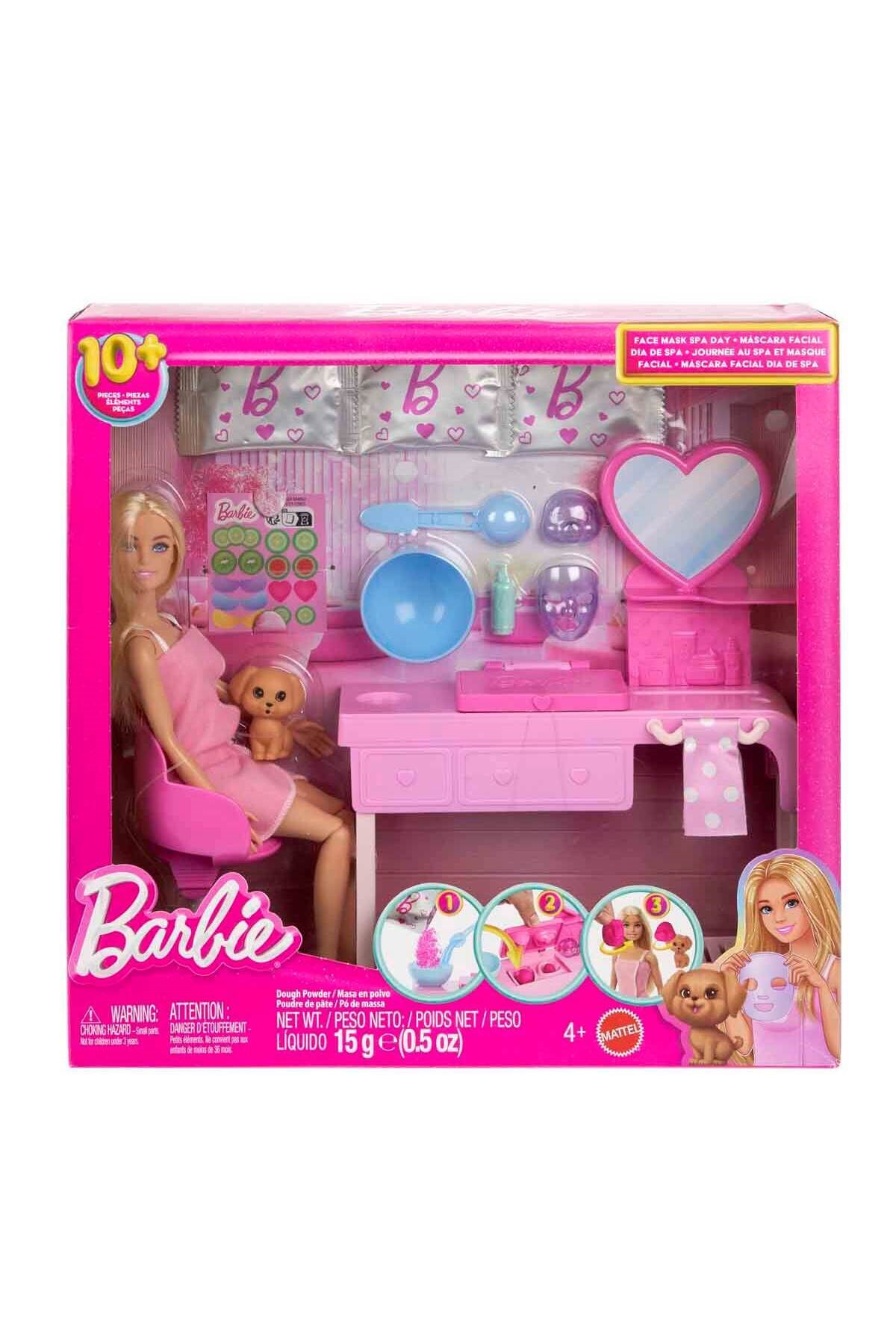 Barbie Güzellik Salonu Oyun Seti HYV31-Oyuncak Bebekler