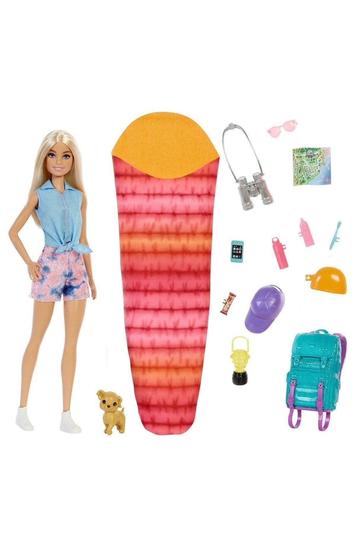 Barbie Hdf73 Kampa Gidiyor Oyun Seti-Oyuncak Bebekler