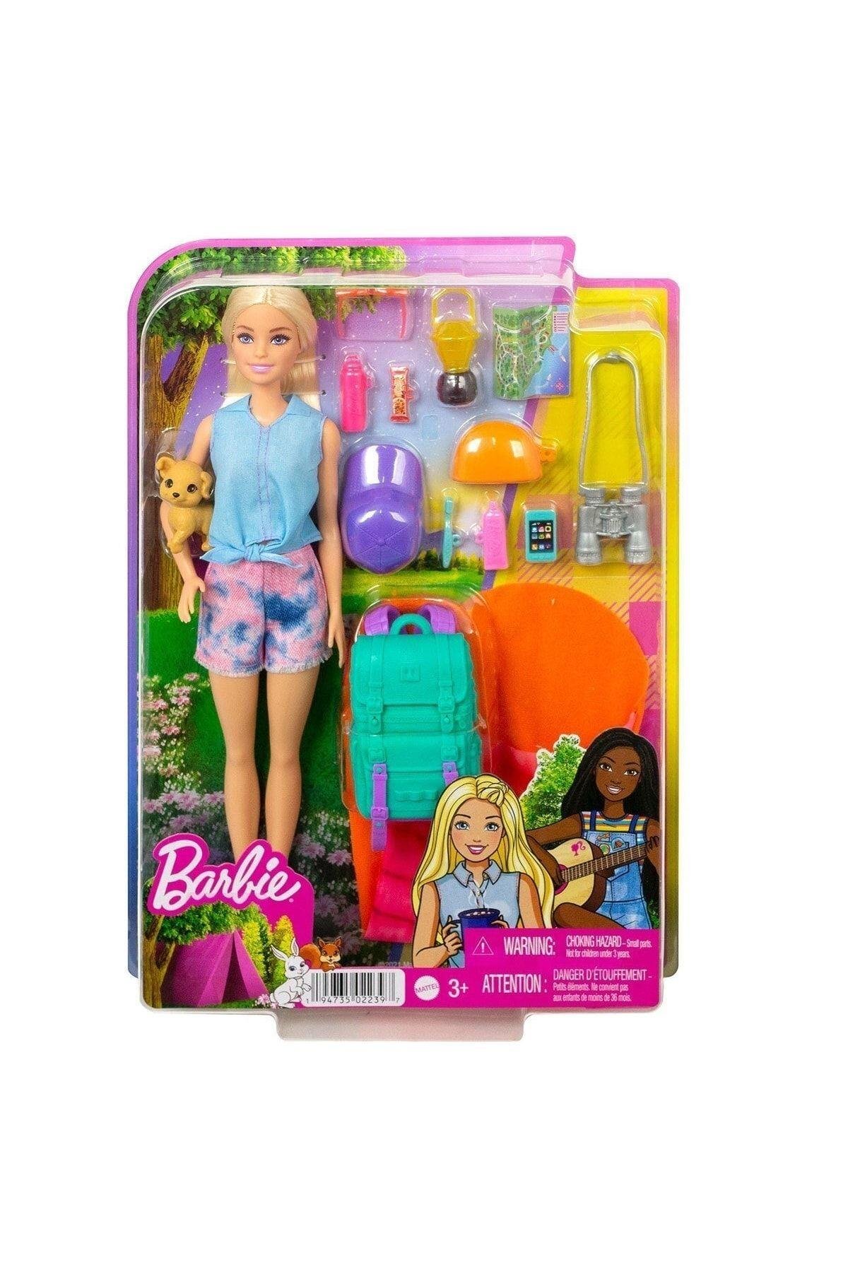 Barbie Hdf73 Kampa Gidiyor Oyun Seti-Oyuncak Bebekler