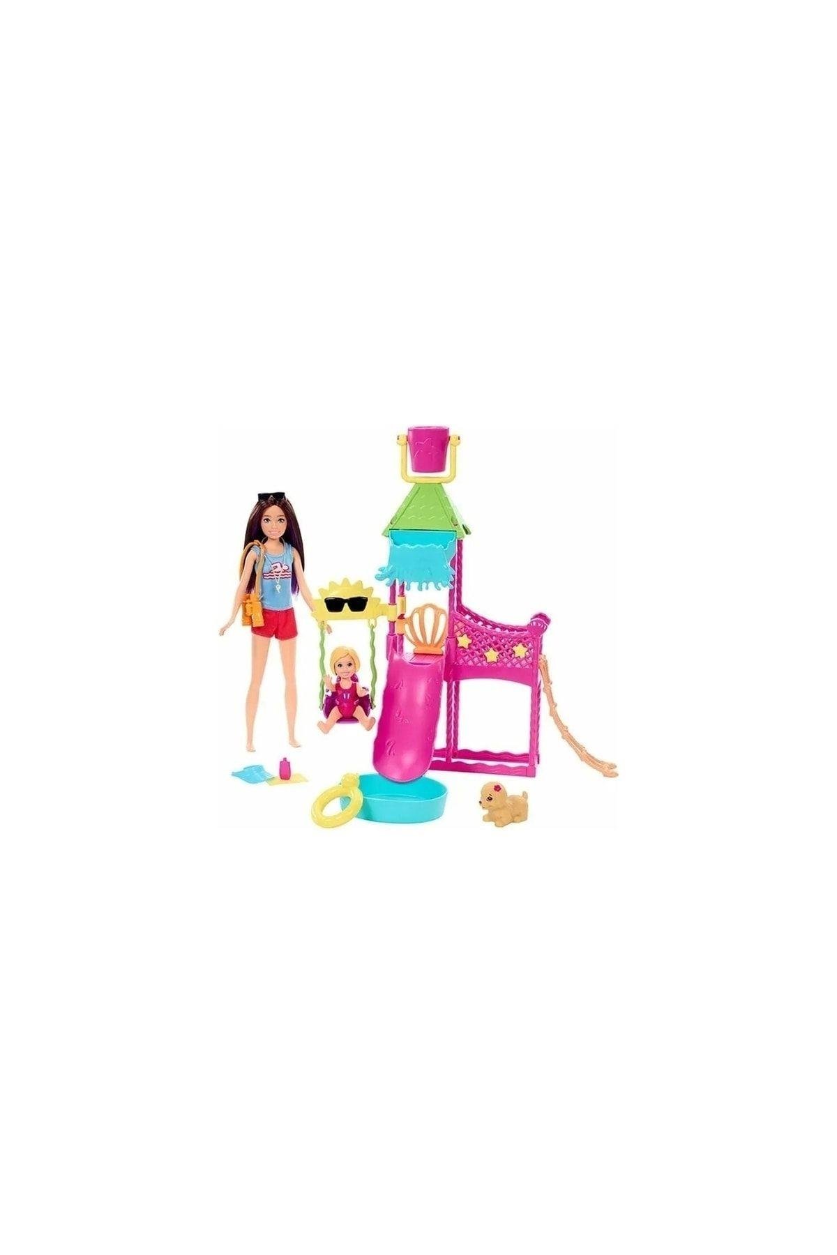 Barbie Hkd80 Skipperın Su Parkı Eğlencesi Oyun Seti-Oyuncak Bebekler