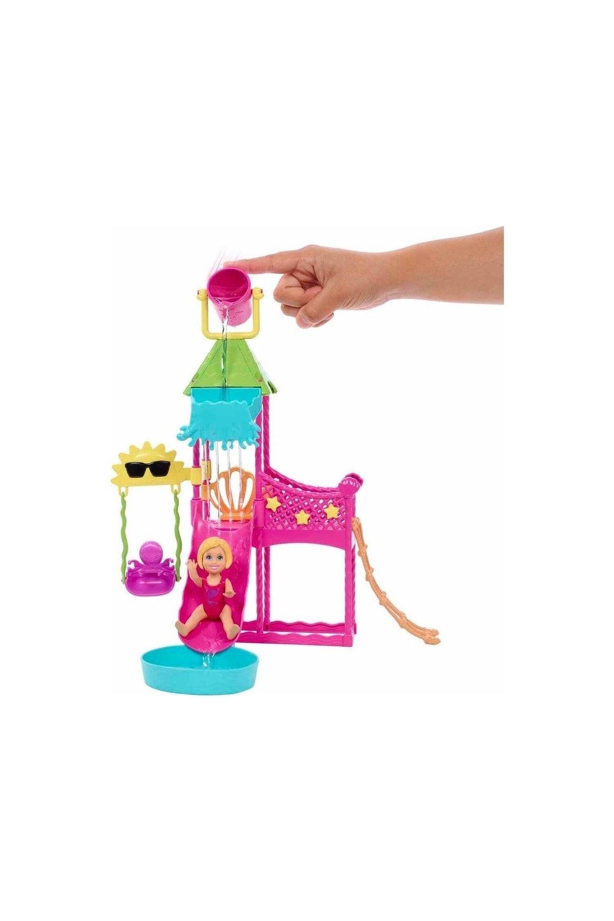 Barbie Hkd80 Skipperın Su Parkı Eğlencesi Oyun Seti-Oyuncak Bebekler