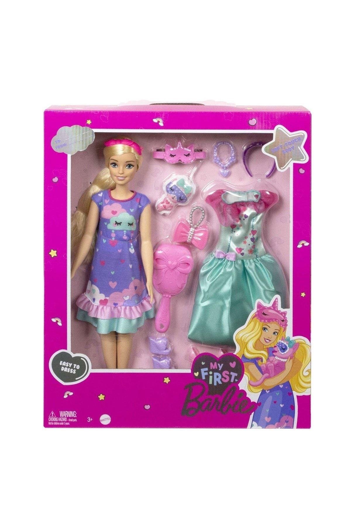 Barbie HMM66 My First Barbie - İlk Barbie Bebeğim - Delüks Bebek-Oyuncak Bebekler