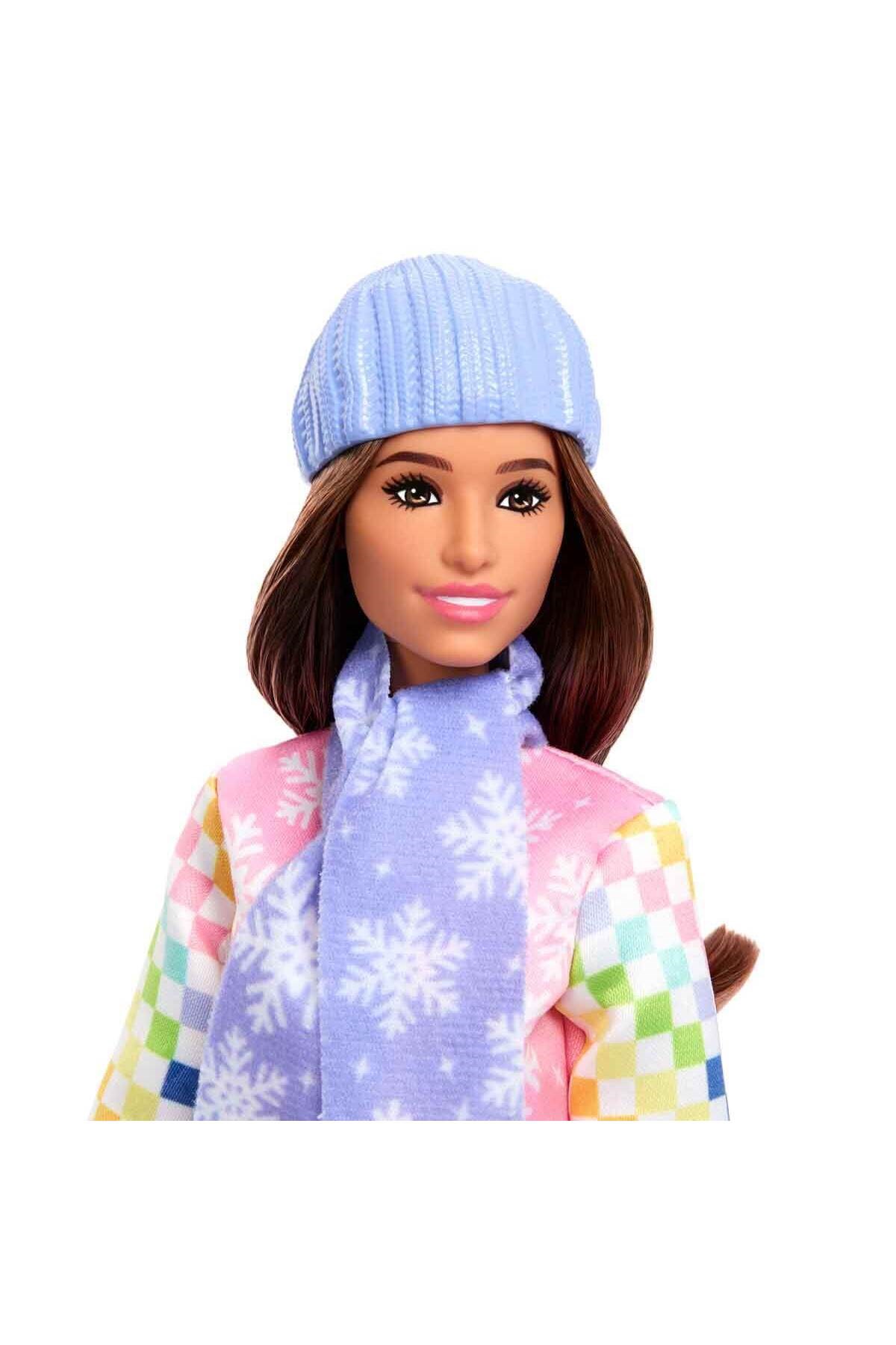 Barbie Kariyer Bebeği Snowboard Sporcusu JKF78-Oyuncak Bebekler