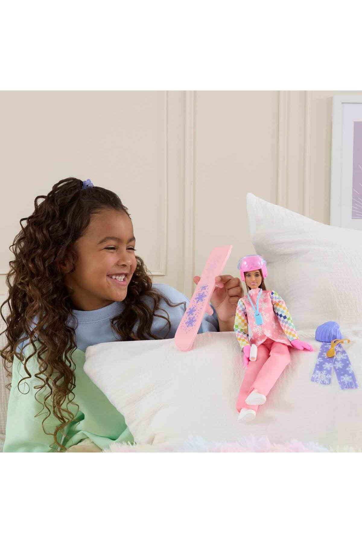 Barbie Kariyer Bebeği Snowboard Sporcusu JKF78-Oyuncak Bebekler