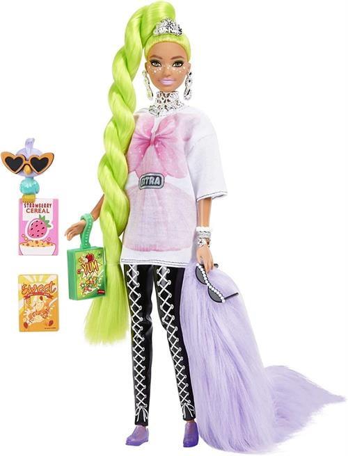 Barbie Neon Saçlı Bebek HDJ44-Oyuncak Bebekler