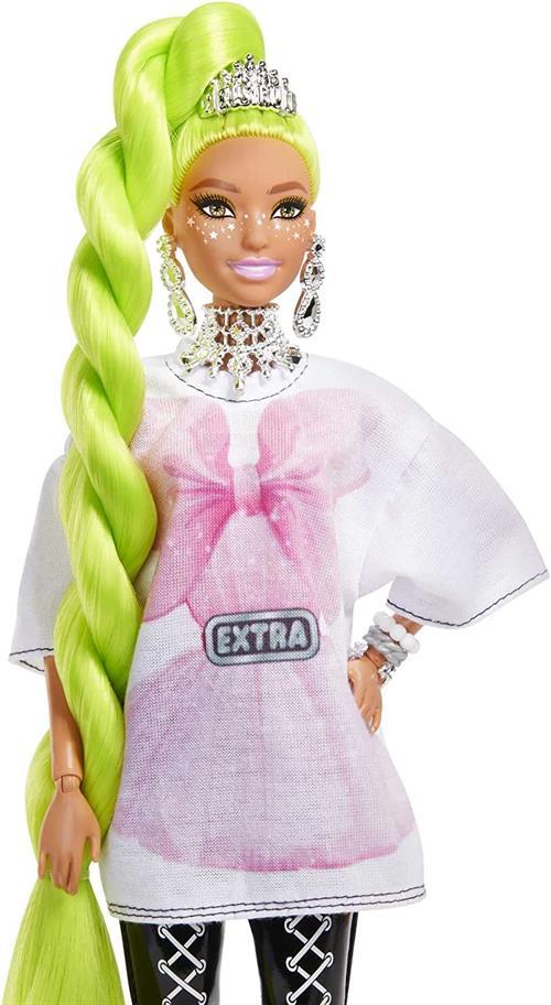 Barbie Neon Saçlı Bebek HDJ44-Oyuncak Bebekler
