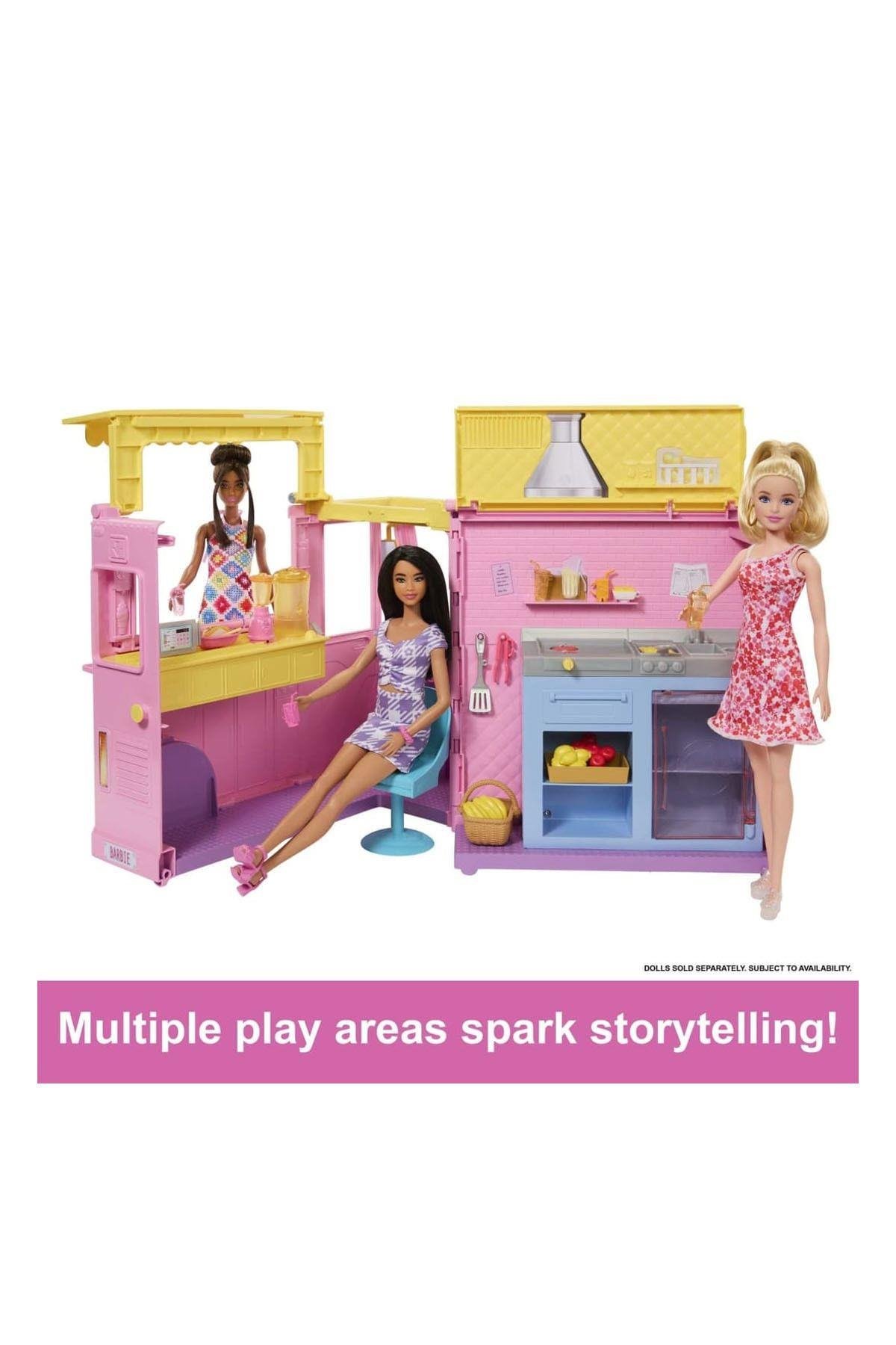 Barbie 'nin Limonata Aracı HPL71-Oyuncak Bebekler