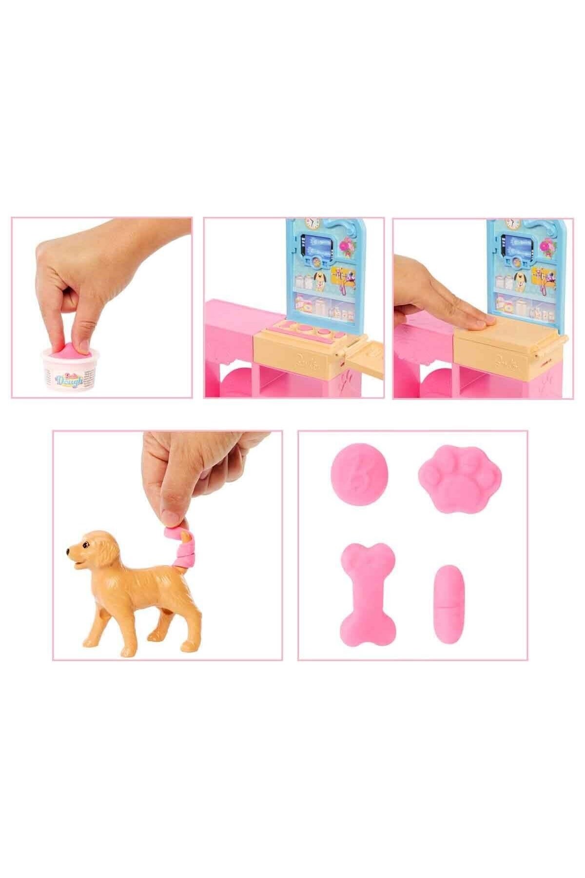Barbie ’nin Veteriner Kliniği Bebek Ve Aksesuarları JFX93-Oyuncak Bebekler