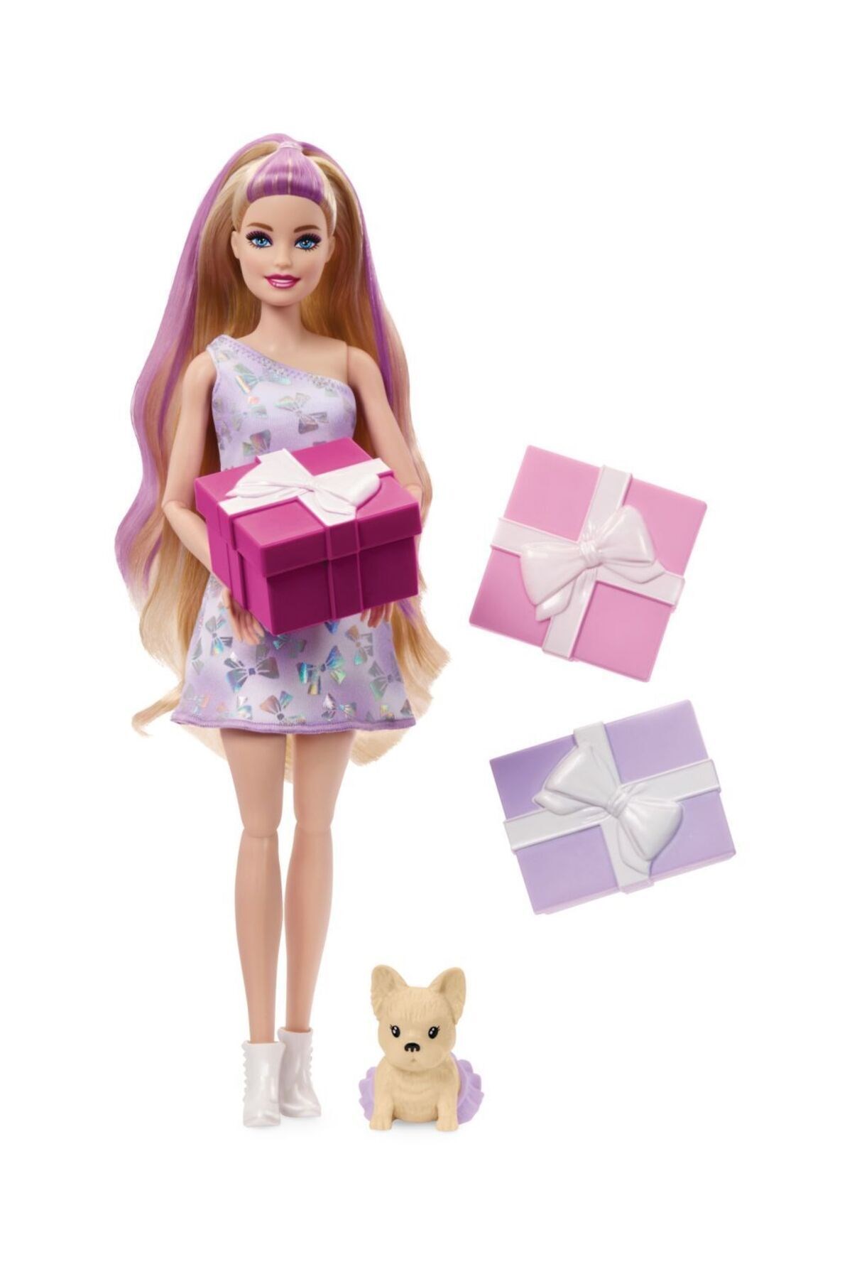 Barbie Parti Paketi Minik Dostumun Doğum Günü Serisi JFG68-Oyuncak Bebekler