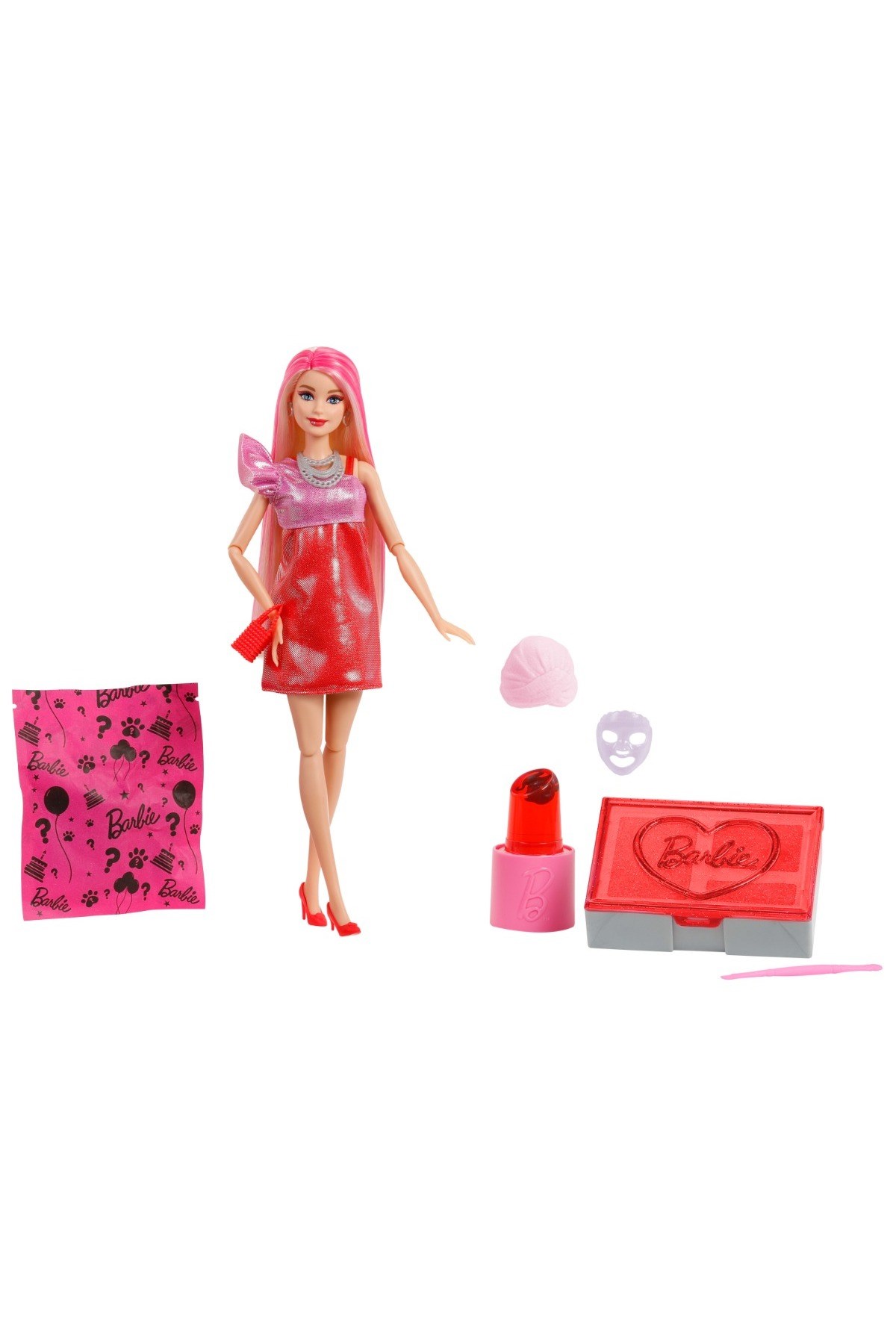 Barbie Parti Paketi Sarışın Bebek JFY68-Oyuncak Bebekler