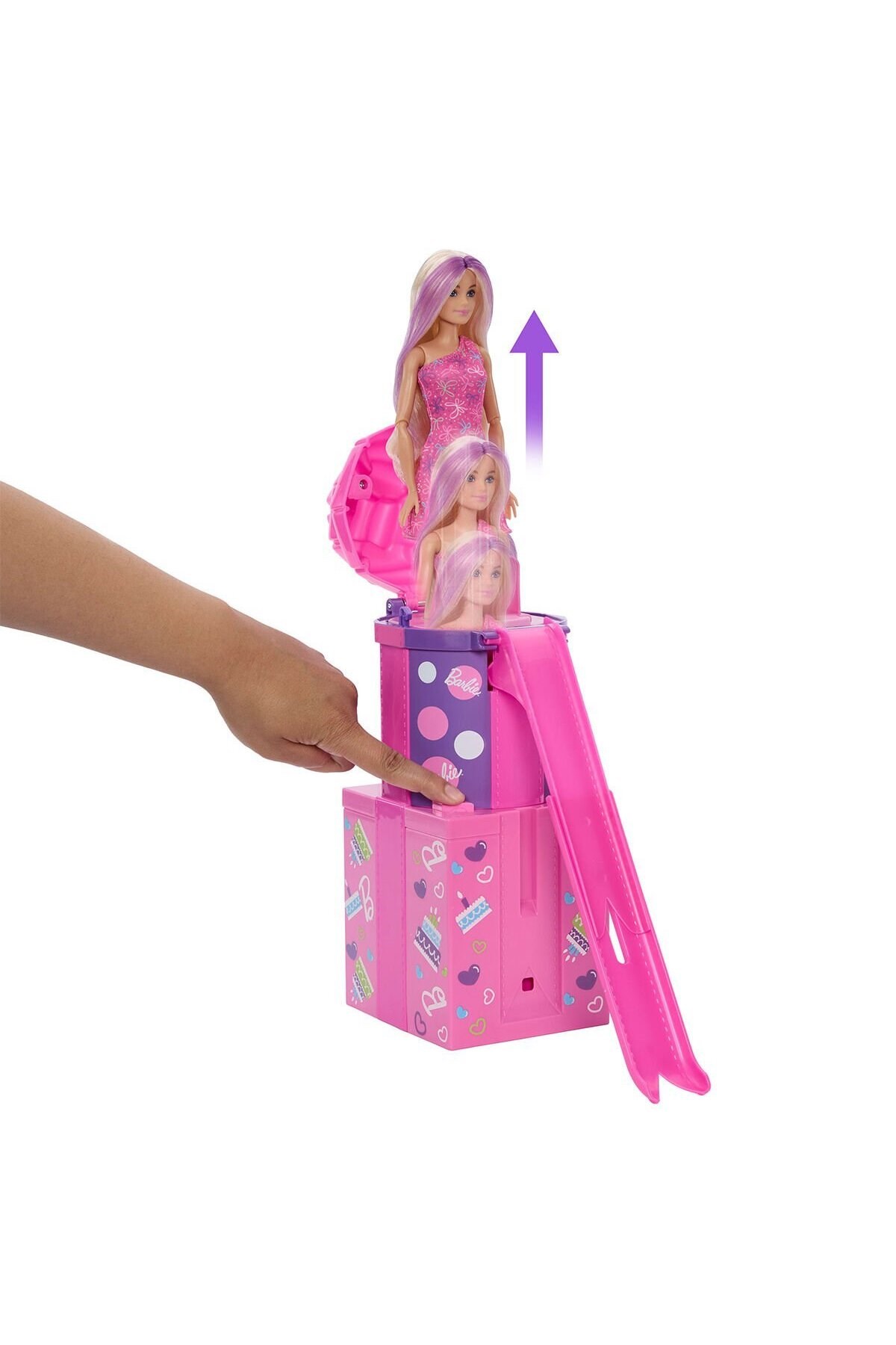 Barbie Rise and Surprise Parti Sürprizi Doğum Günü Seti JKF66-Oyuncak Bebekler