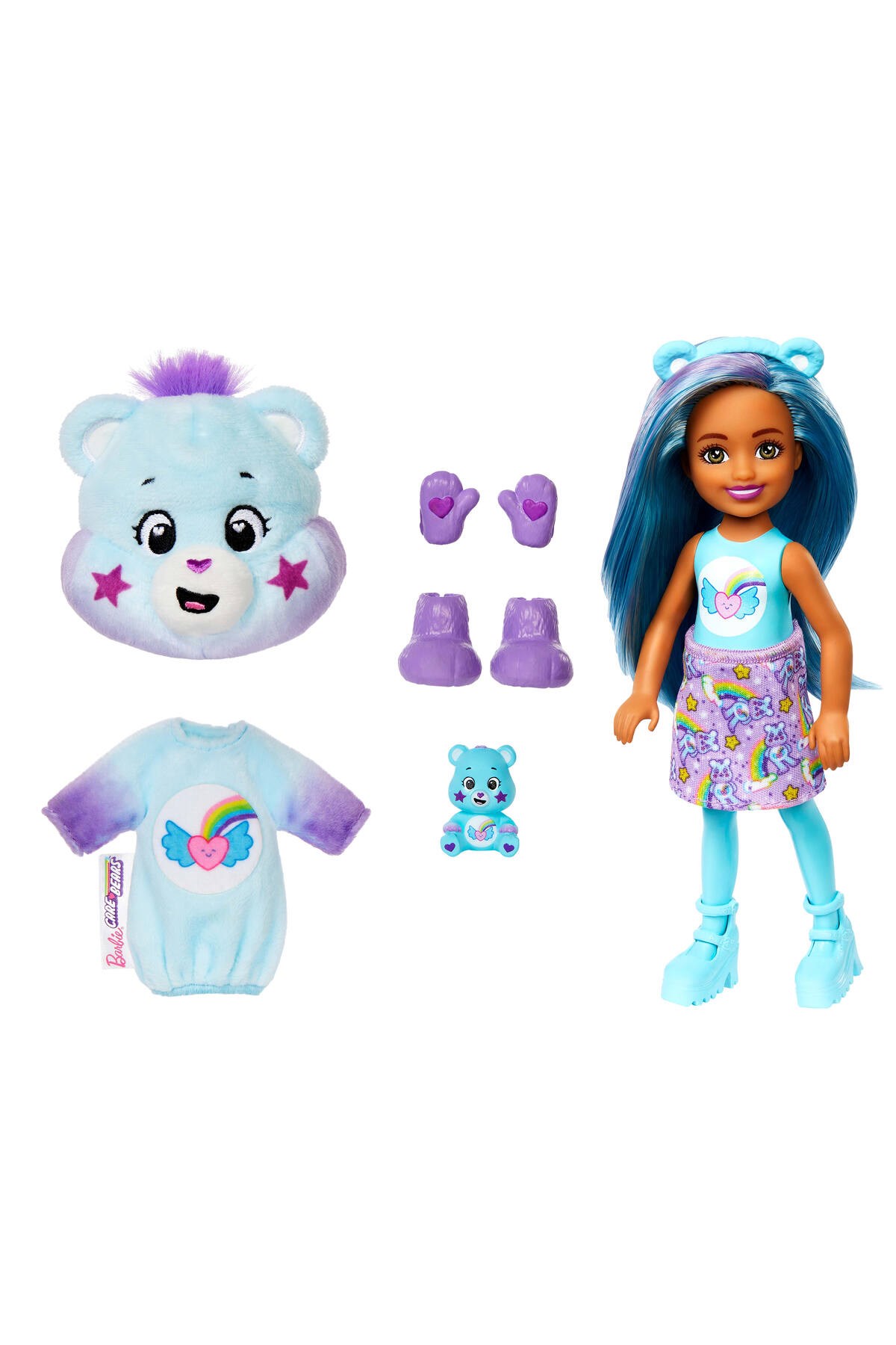 Barbie Sevimli Ayıcıklar™ Cutie Reveal™ Bebek Serisi, Chelsea küçük bebekler ve aksesuarları JGH75-Oyuncak Bebekler