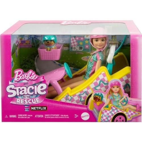 Barbie Stacie Go Kart HRM08 Lisanlı Ürün-Oyuncak Bebekler