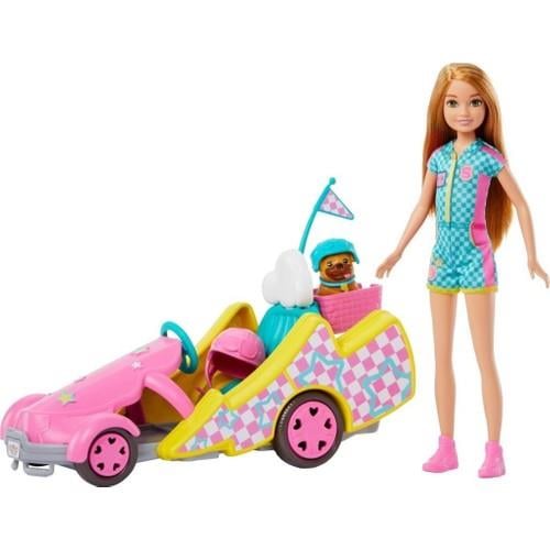 Barbie Stacie Go Kart HRM08 Lisanlı Ürün-Oyuncak Bebekler