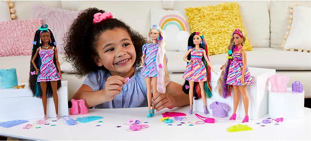 Barbie Upuzun Muhteşem Saçlı Bebekler HCM87-Oyuncak Bebekler