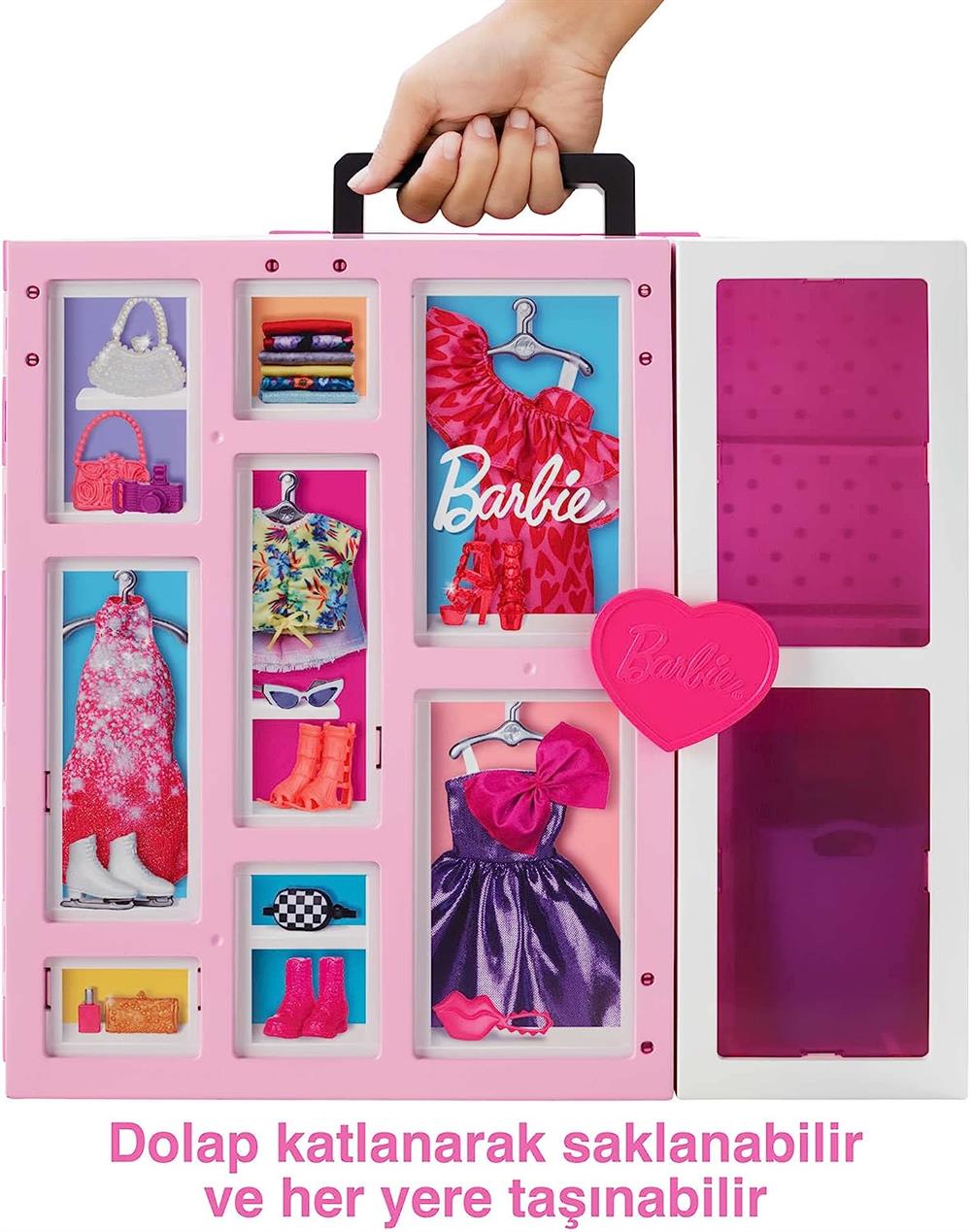 Barbie ve Yeni Rüya Dolabı Oyun Seti HGX57-Oyuncak Bebekler