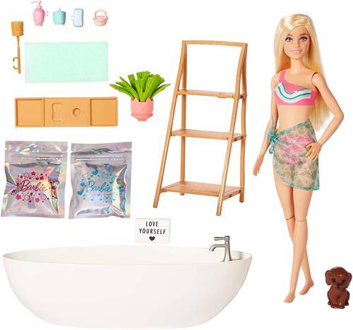 Barbie Wellness Barbi'nin Spa Günü Oyun Seti HKT92-Oyuncak Bebekler