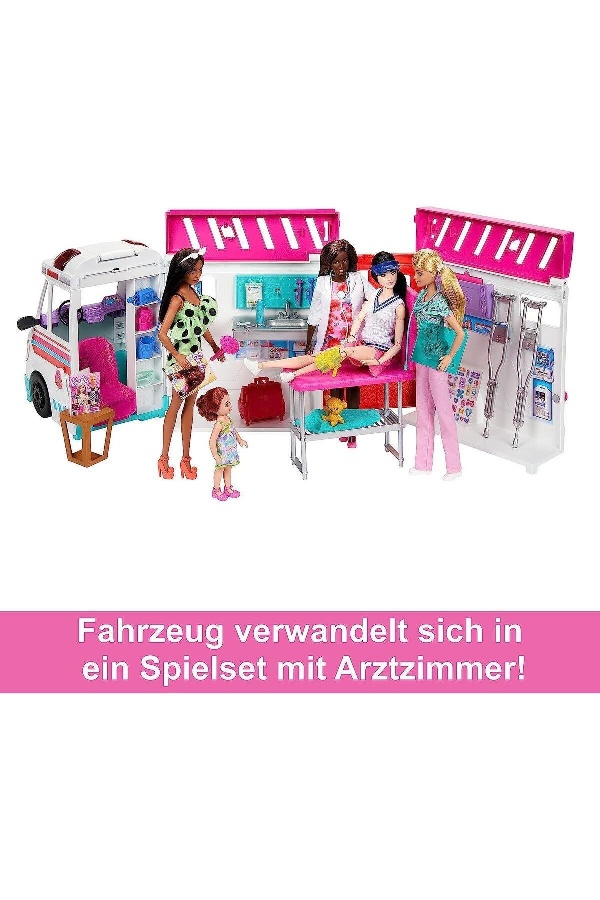 Barbienin Yeni Ambulansı HKT79-Oyuncak Bebekler