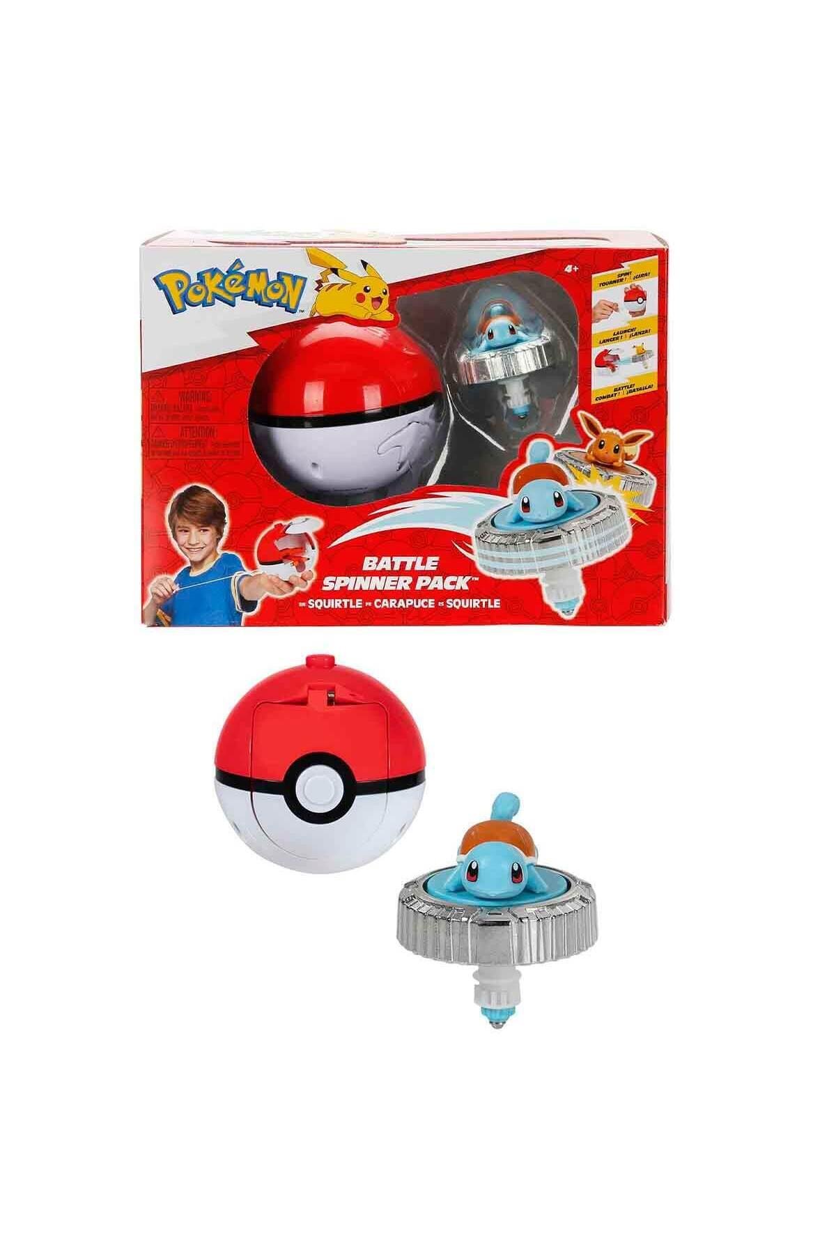 Battle Spinner Oyun Seti - Squirtle-Karakter Figürleri